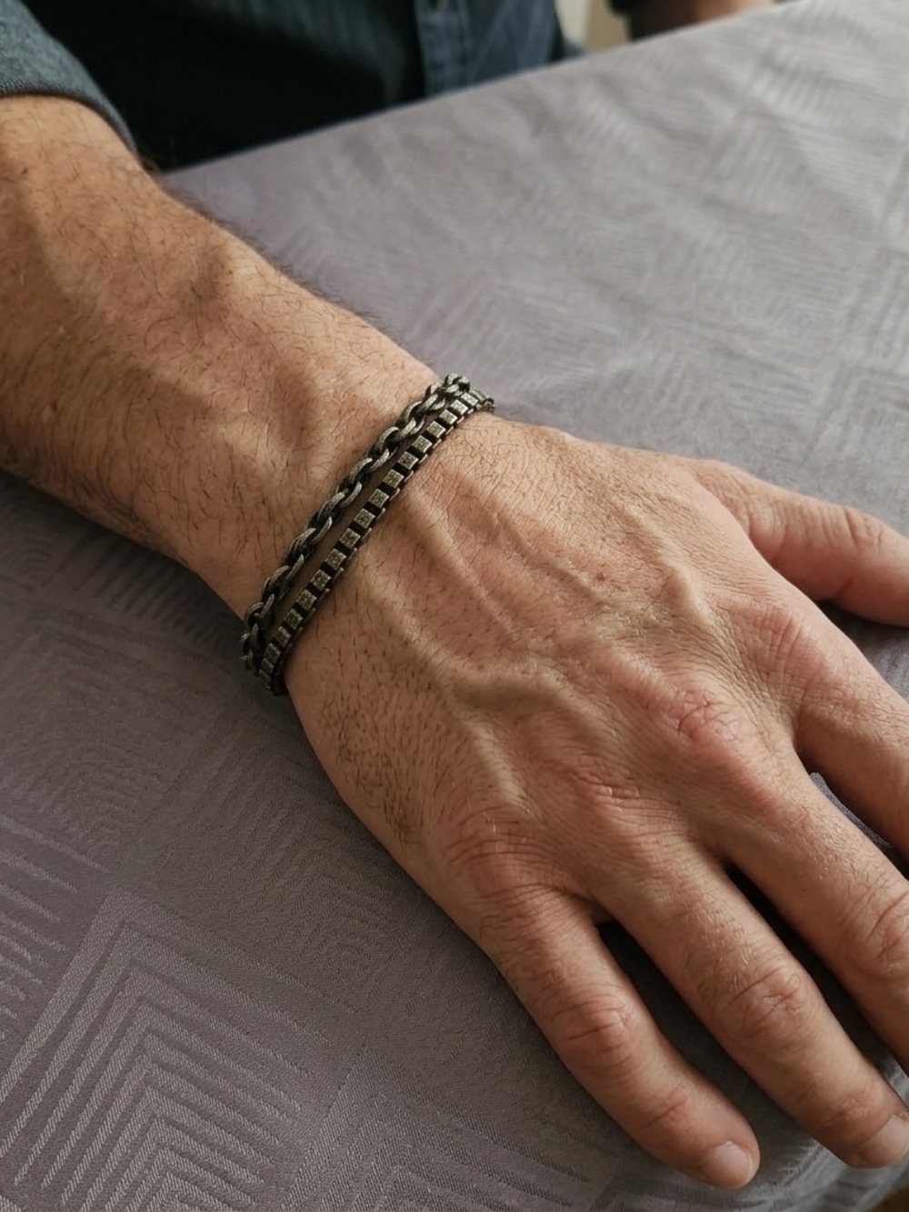 Believe by Brilliance Black Stainless Steel Men's Bracelet